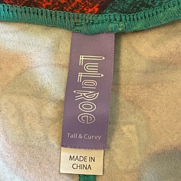 LuLaRoe Adult 12-18 Leggings • Vintage Americana Collection • Red White & Blue - Picture 13 of 16